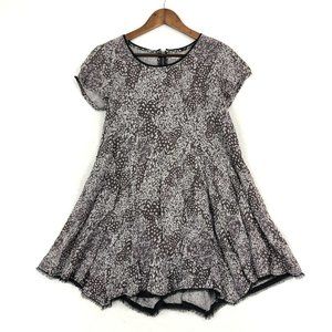 Urban Outfitters Silence + Noise Women's Size Small Grey Short Sleeve Mini Dress